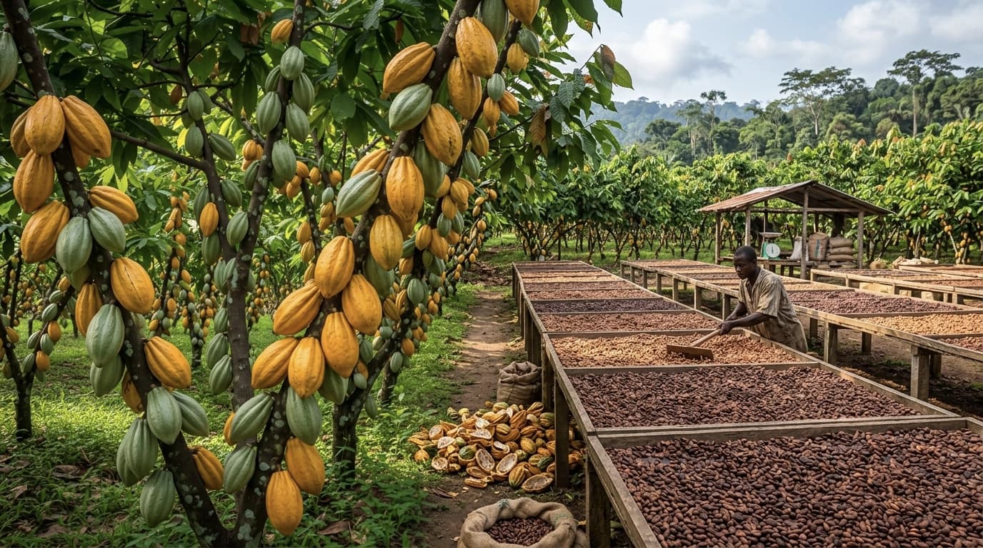 Campagne 2026-2027 : le cacao fixé à 1 200 FCFA et le café à 1 300 FCFA le kilo