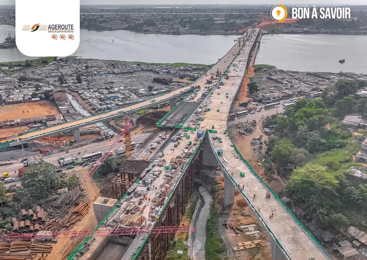 4e pont d'Abidjan : l'État poursuit l'indemnisation des populations, 31 milliards FCFA mobilisés